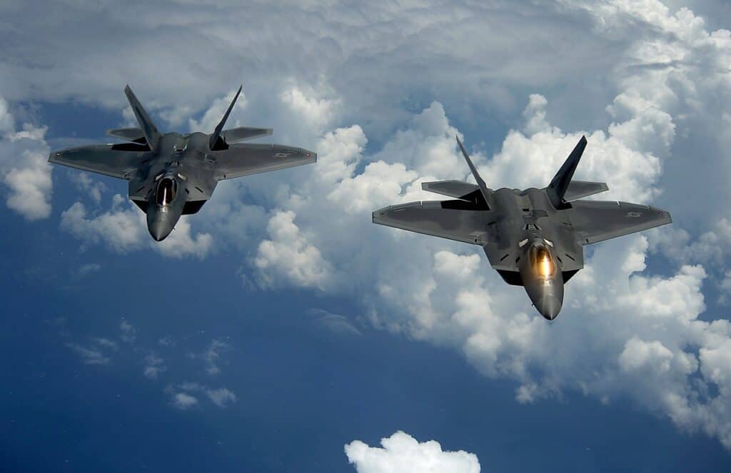 air force planes flying